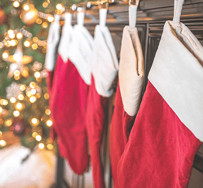 red christmas stockings