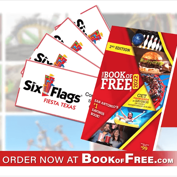 four six flags fiesta texas tickets and book of free